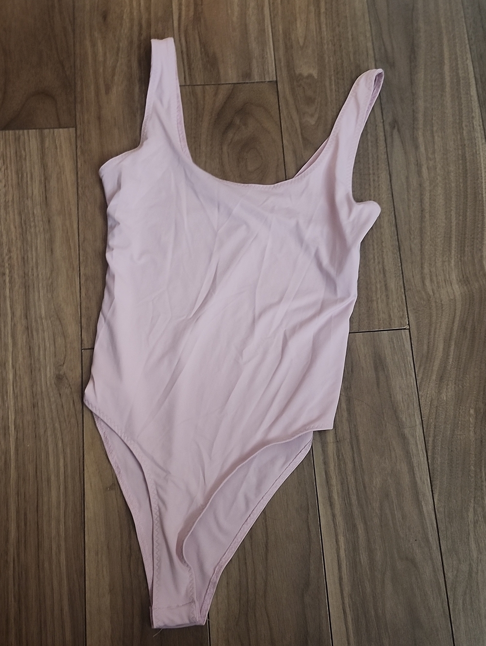 🔥 4/$20 ZARA Light Pink Scoop Neck One-Piece Body Tank